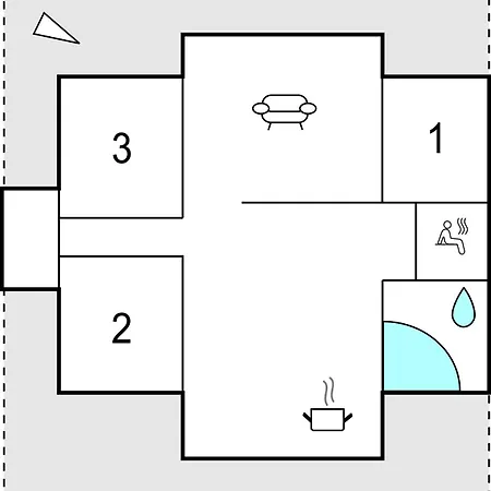 3 Bedroom Amazing In Nakskov